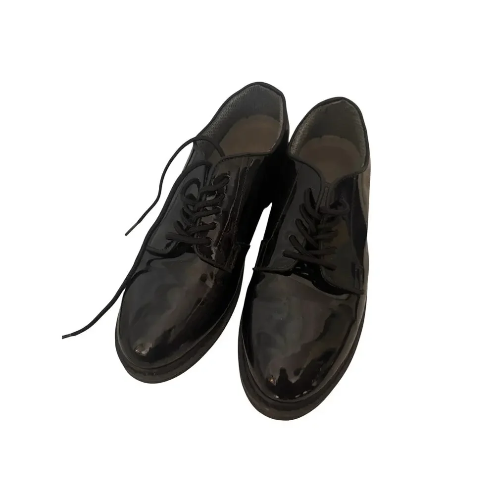 Rothco Hi Gloss Oxford Shoes Mens 9R Black Military Uniform Dress